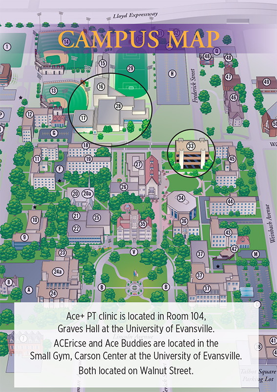 Ace CARE Locations on Campus