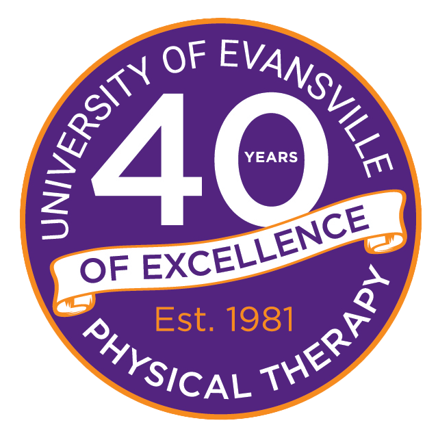 Physical Therapy 40 years of excellence badge