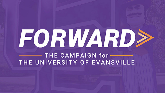 Forward campaign logo with Ace Purple in background