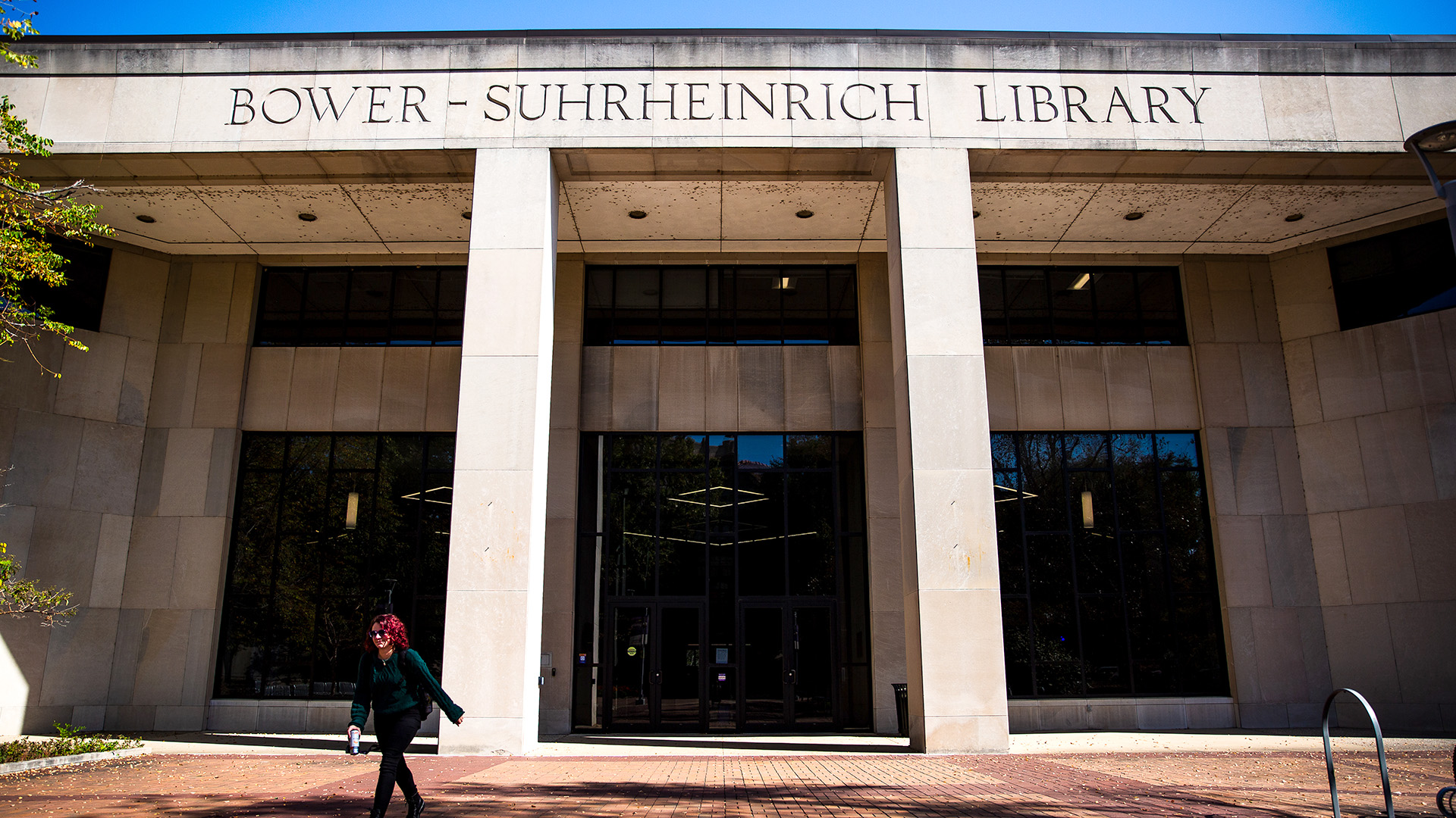 Bower Suhrheinrich library entrance