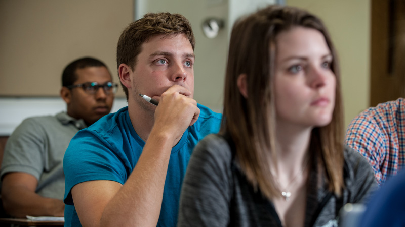 Students in class