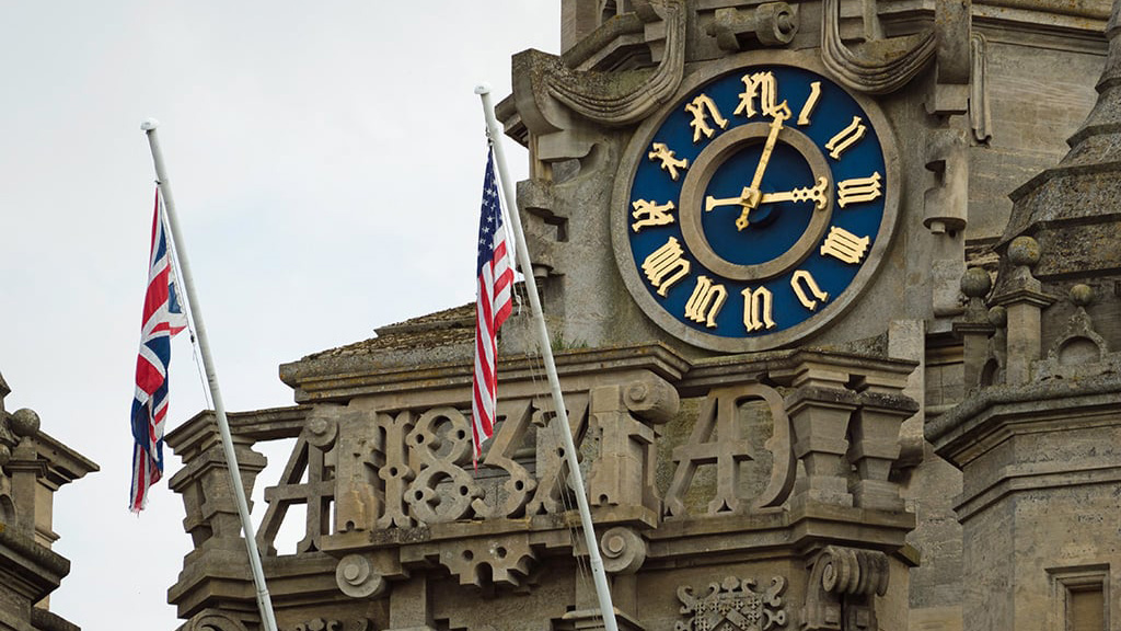 Harlaxton Tower Clock